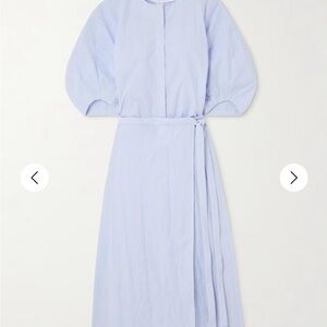 Proenza Schouler Light Blue Puff Sleeve Dress